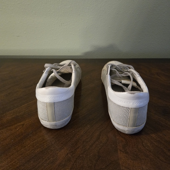  Gray and Black Star Sneakers